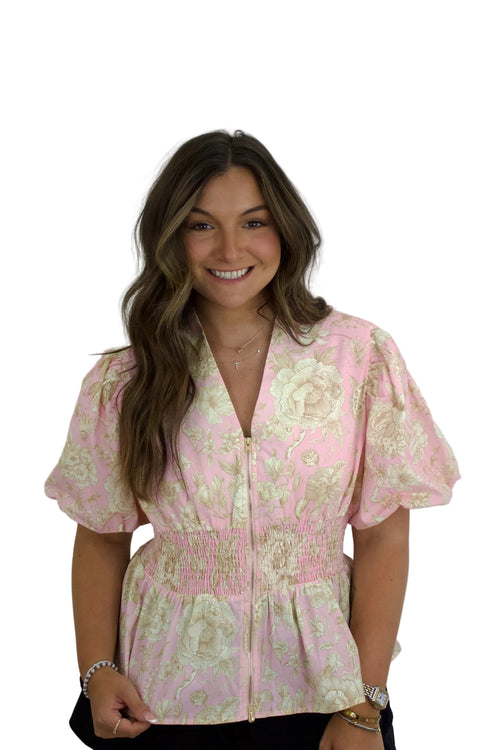 Blush Bloom Top