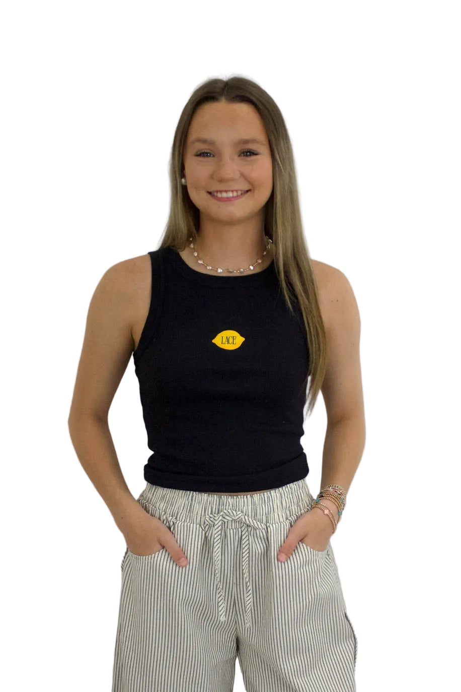 Lemon & Lace Tank (Short)