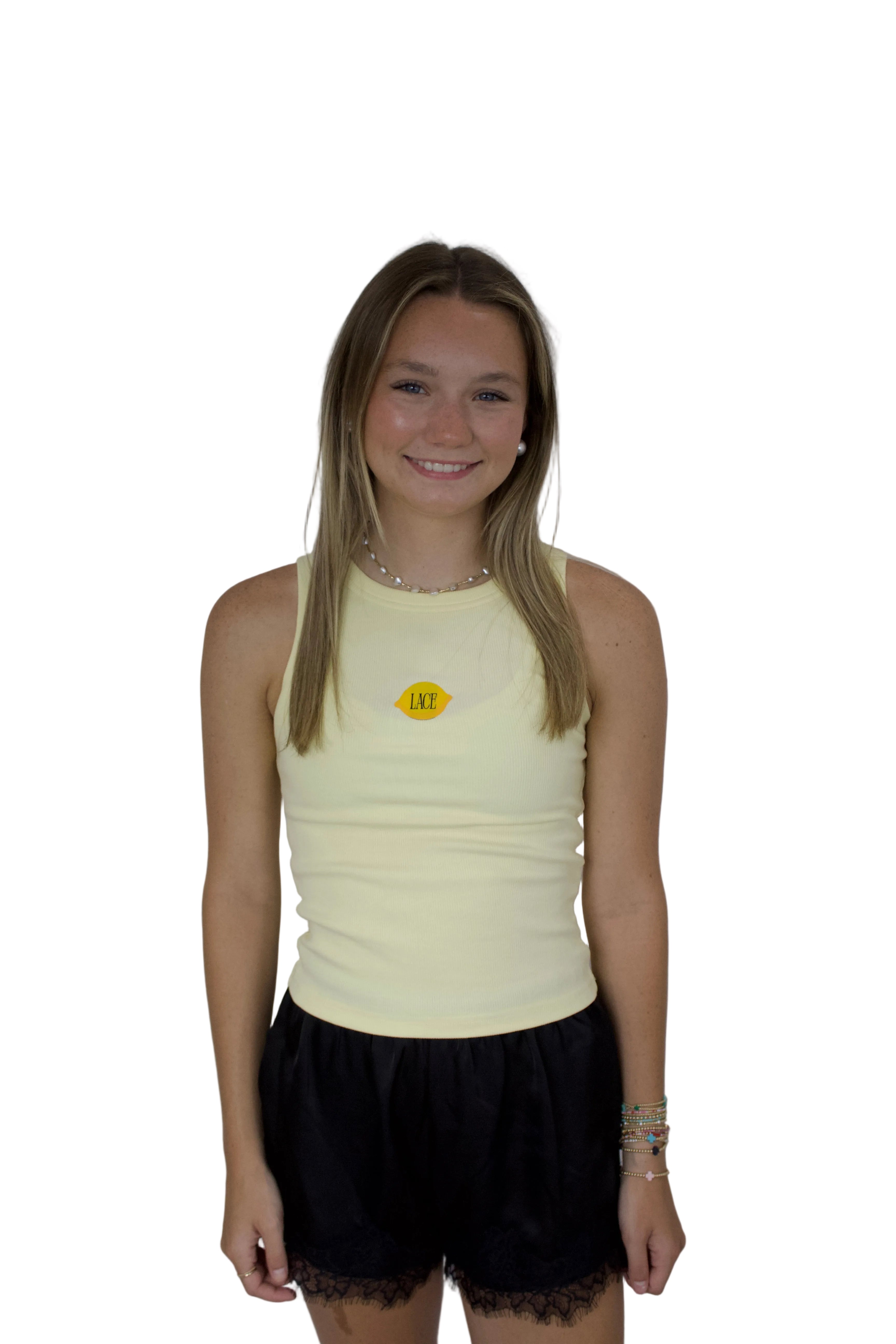 Lemon & Lace Tank (Short)