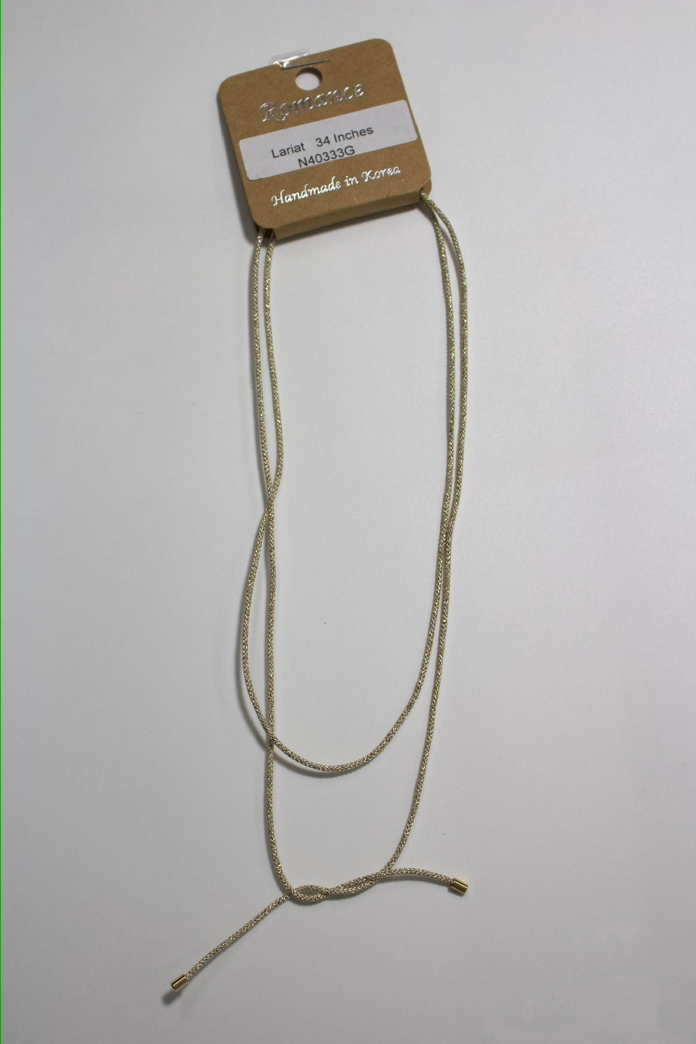 Sunstone Tie Necklace