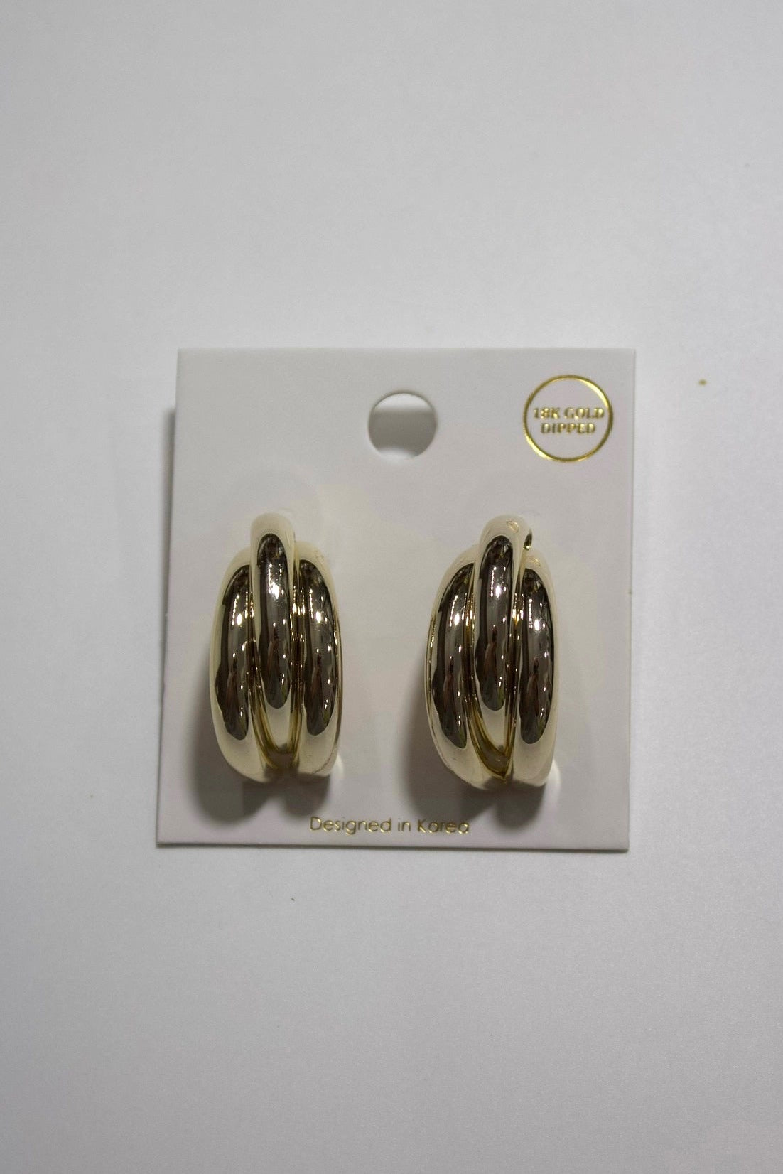 Chic Crescent Hoops