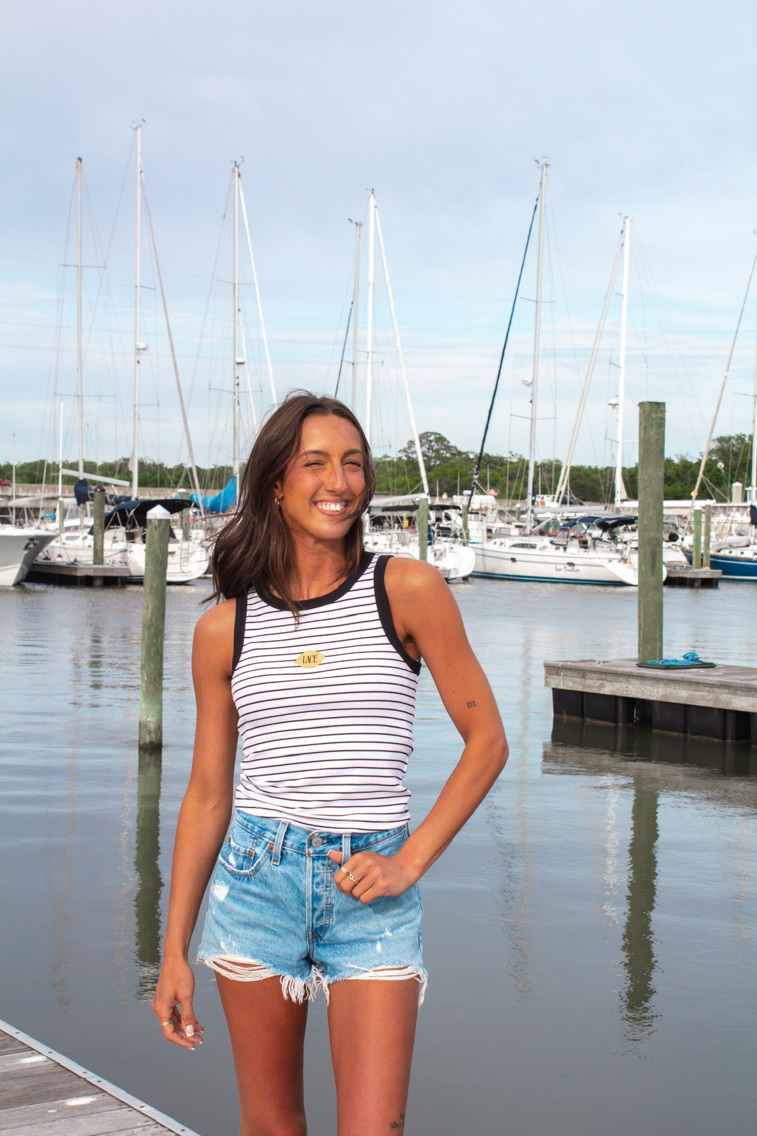 Lemon & Lace Tank (Short)