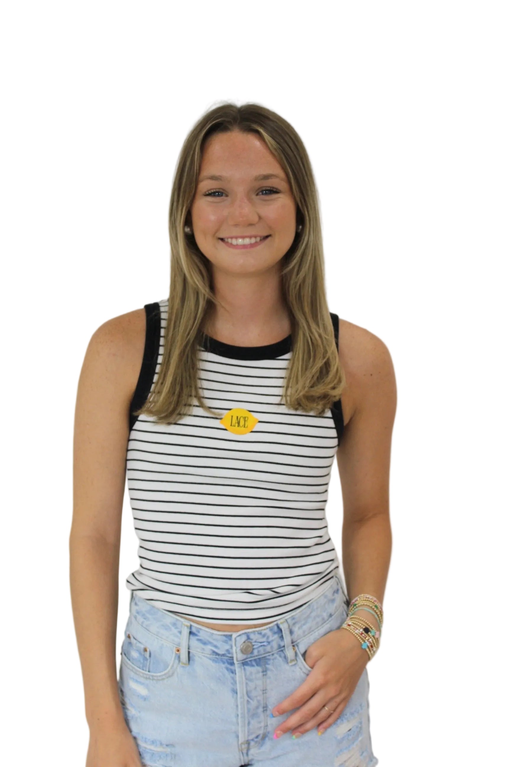 Lemon & Lace Tank (Short)